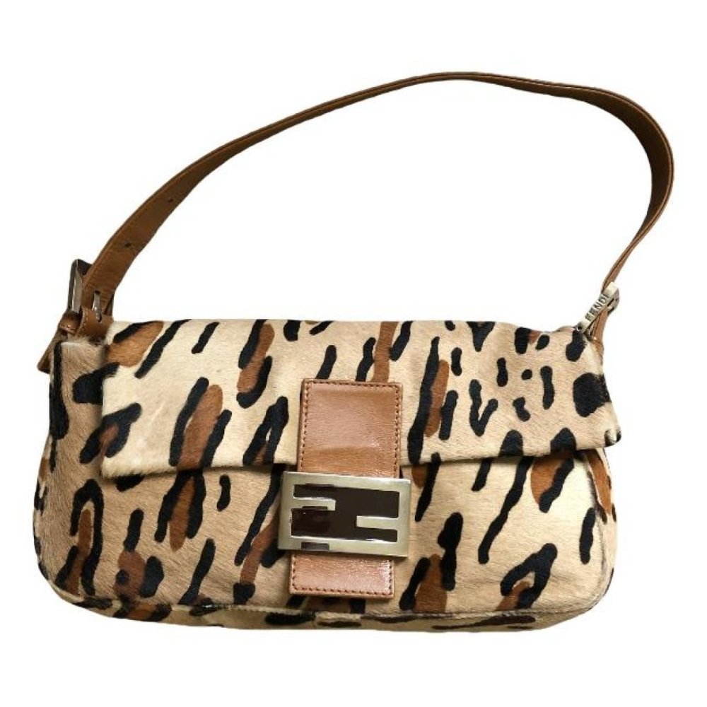 Fendi Leopard Print Baguette - Picture 1 of 8